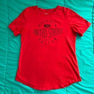 US Women’s Soccer 2013 Red United Sates Soccer T-Shirt from Nike